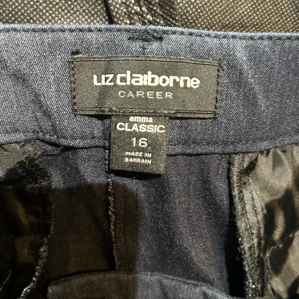 Liz Claiborne Classic Navy Trousers